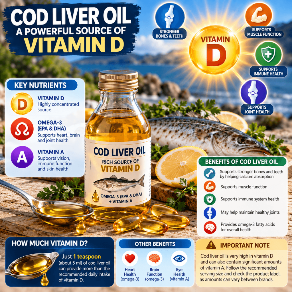 cod liver oil powerful source of vitamin d